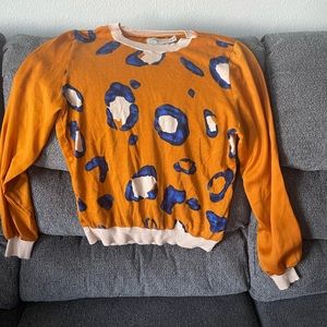 3.1 Phillip Lim Target 20th Anniversary Leopard Sweater Top Sz XS